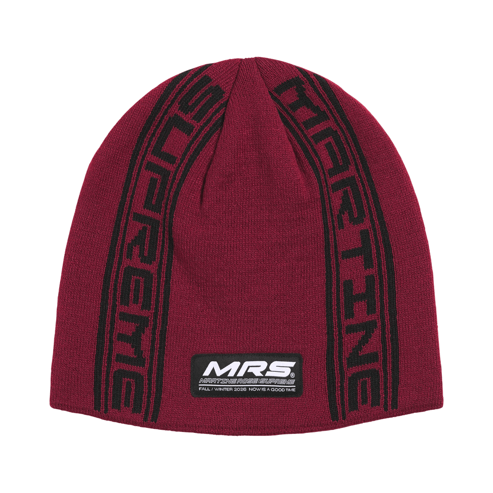 Supreme x Martine Rose Jacquard Beanie Red