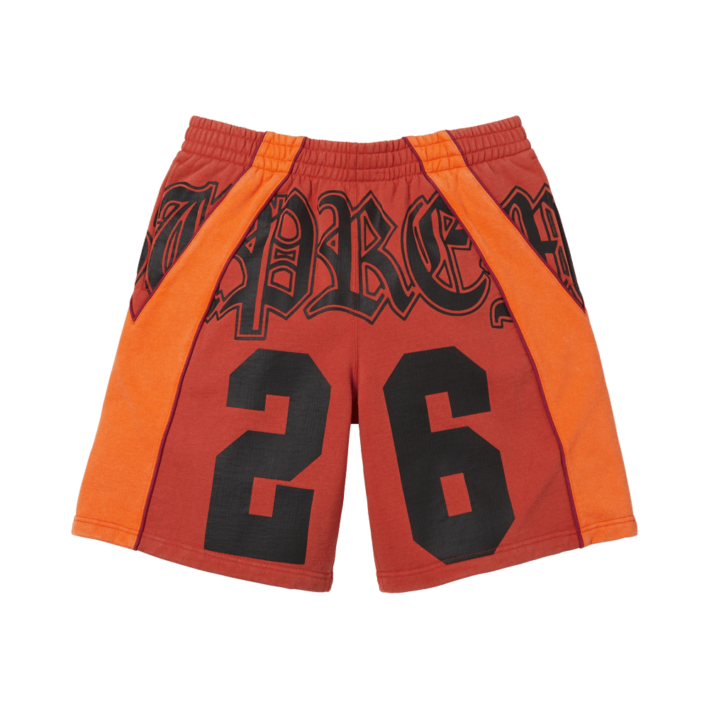 Supreme Paneled Sweatshort Burnt Orange