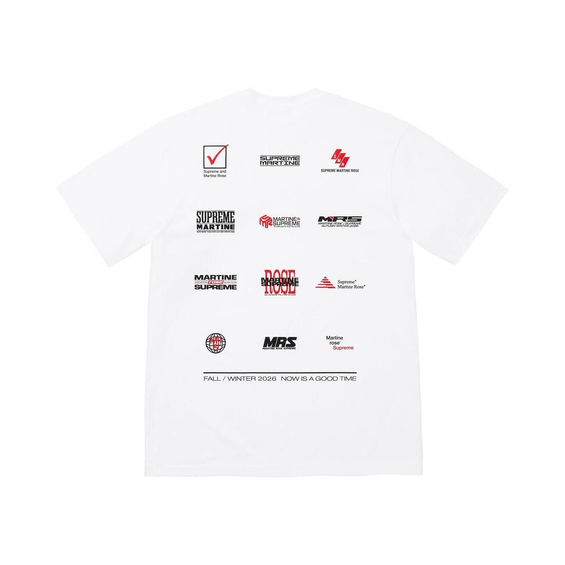 Supreme x Martine Rose Now Tee White