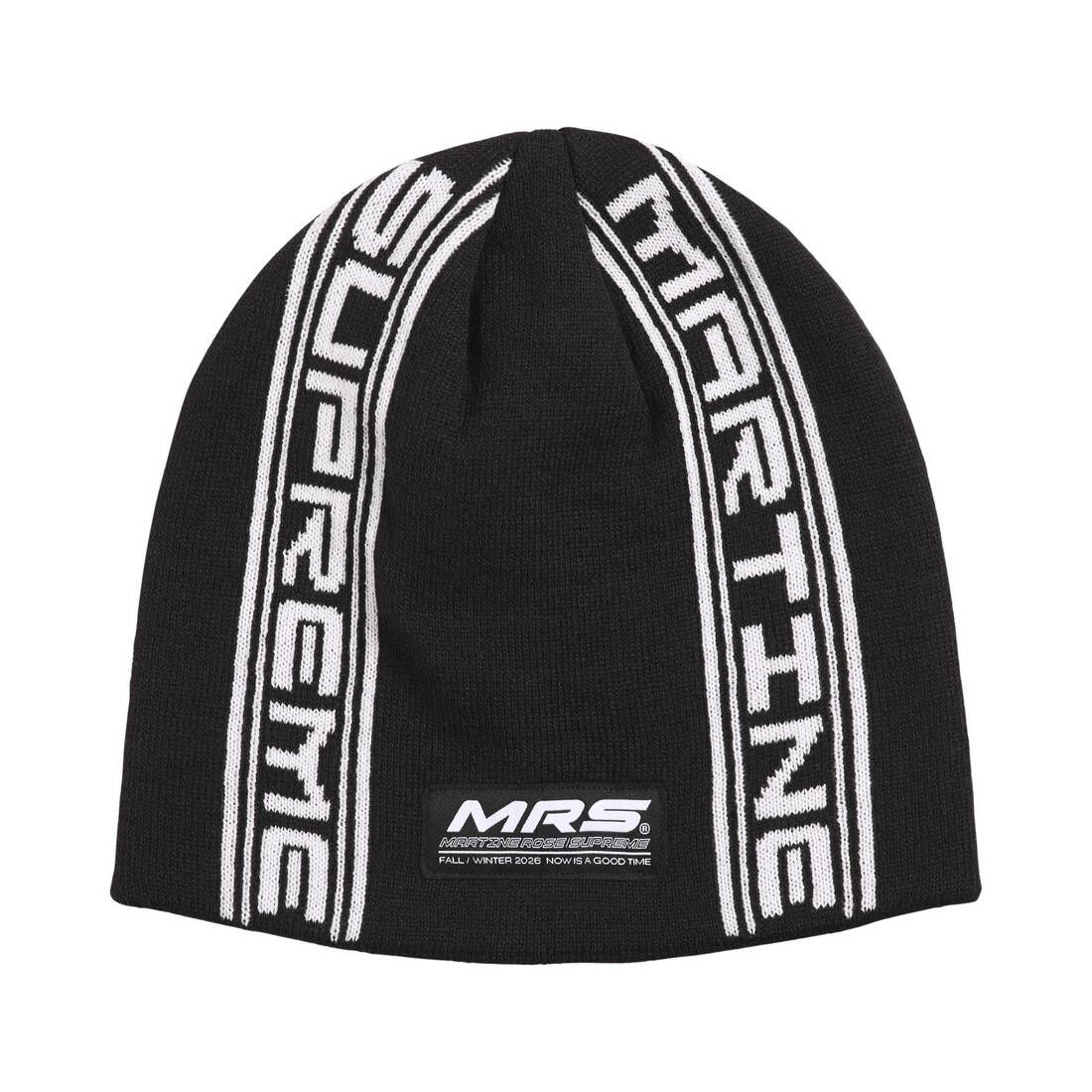Supreme x Martine Rose Jacquard Beanie Black