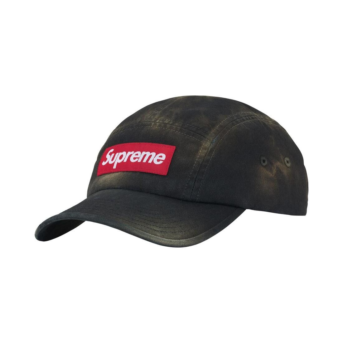 Supreme Overdyed Camp Cap Black
