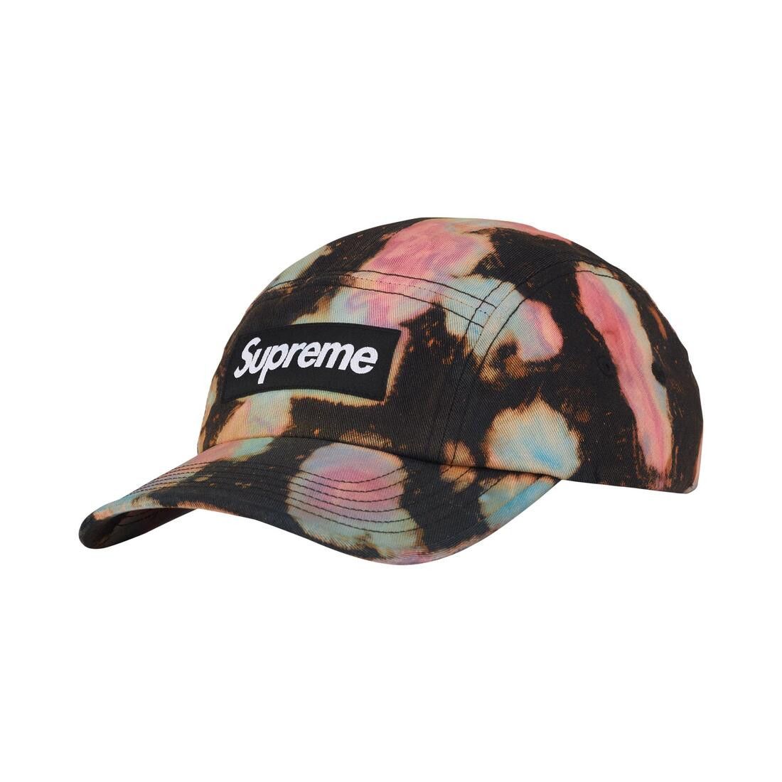 Supreme Overdyed Camp Cap Multicolor Tie Dye