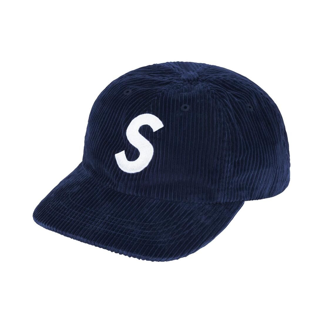 Supreme S Logo Corduroy 6-Panel Navy