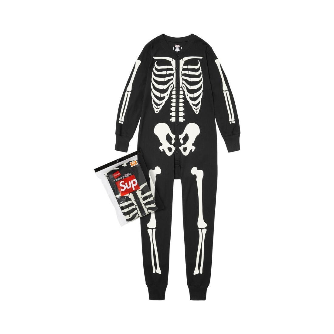 Supreme x Hanes Bones Thermal Union Suit (1 Pack) Black