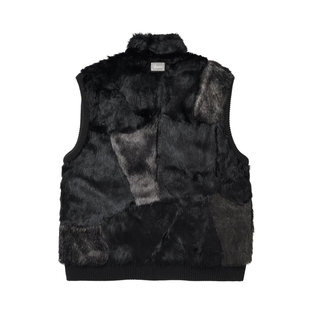 Supreme Faux Fur Windstopper Vest Black