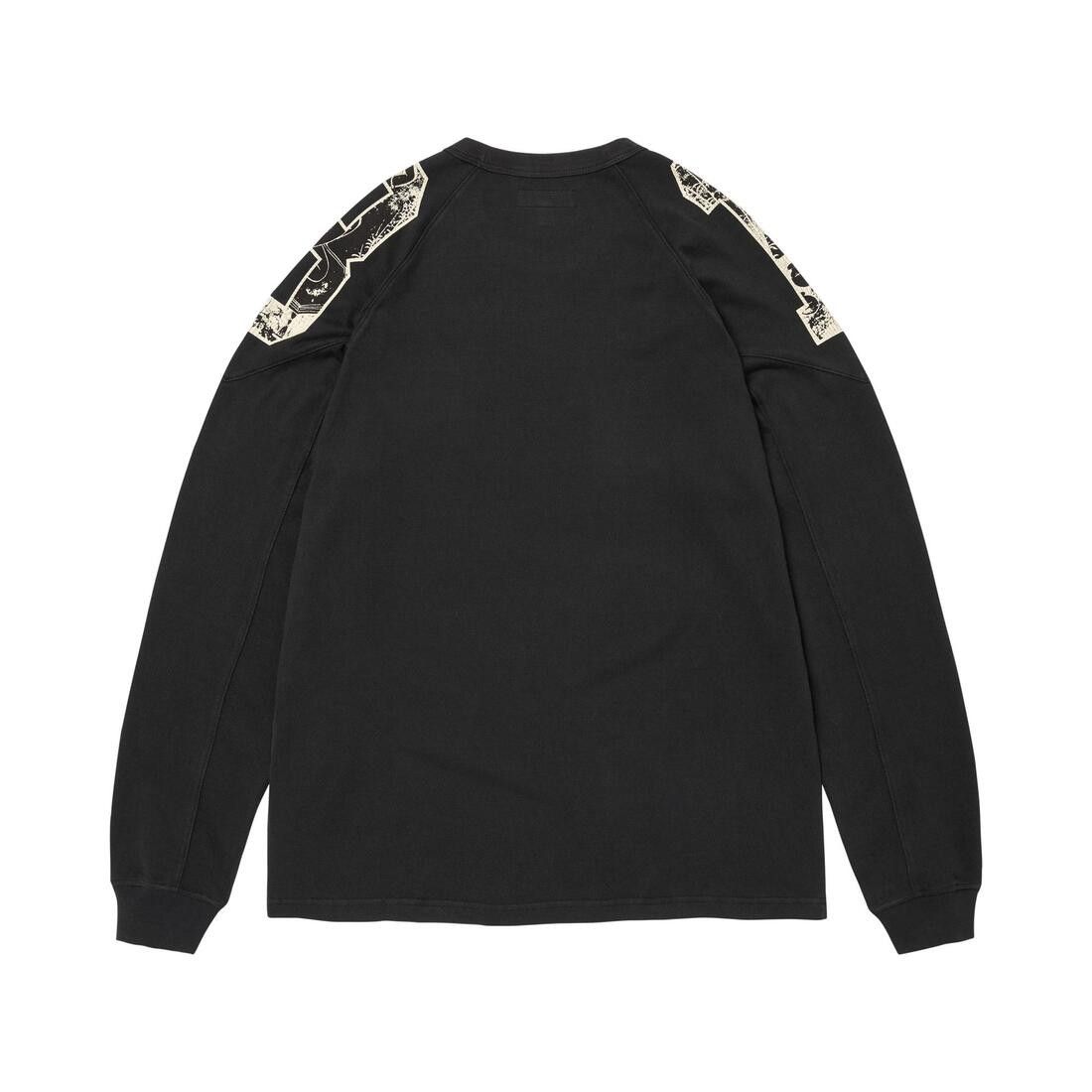 Supreme Paneled Raglan Long-Sleeve Top Black