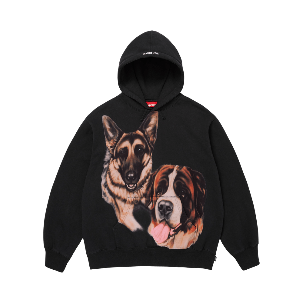 Supreme Dogs Hooded Sweatshirt Black