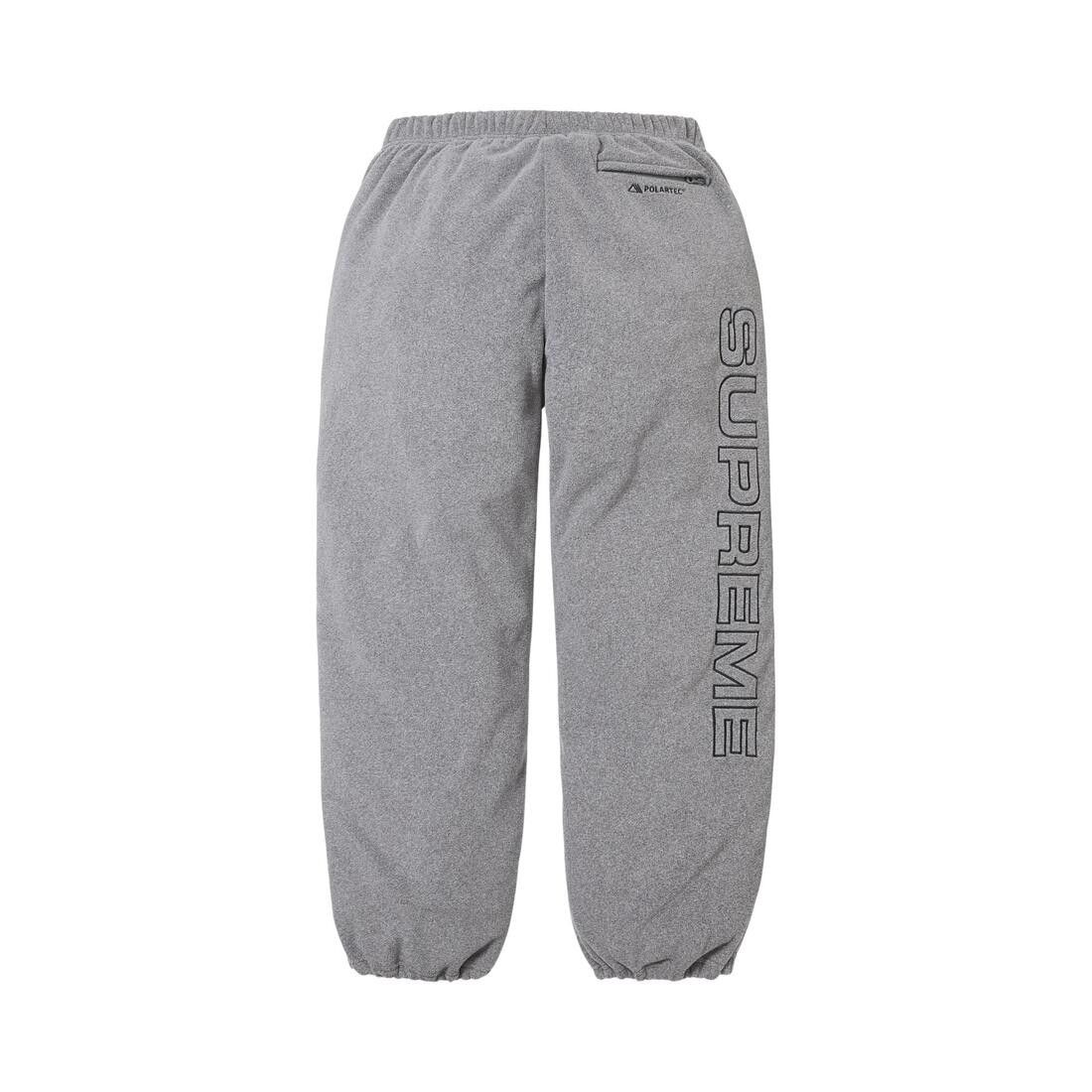 Supreme Spellout Embroidered Polartec Pant Grey