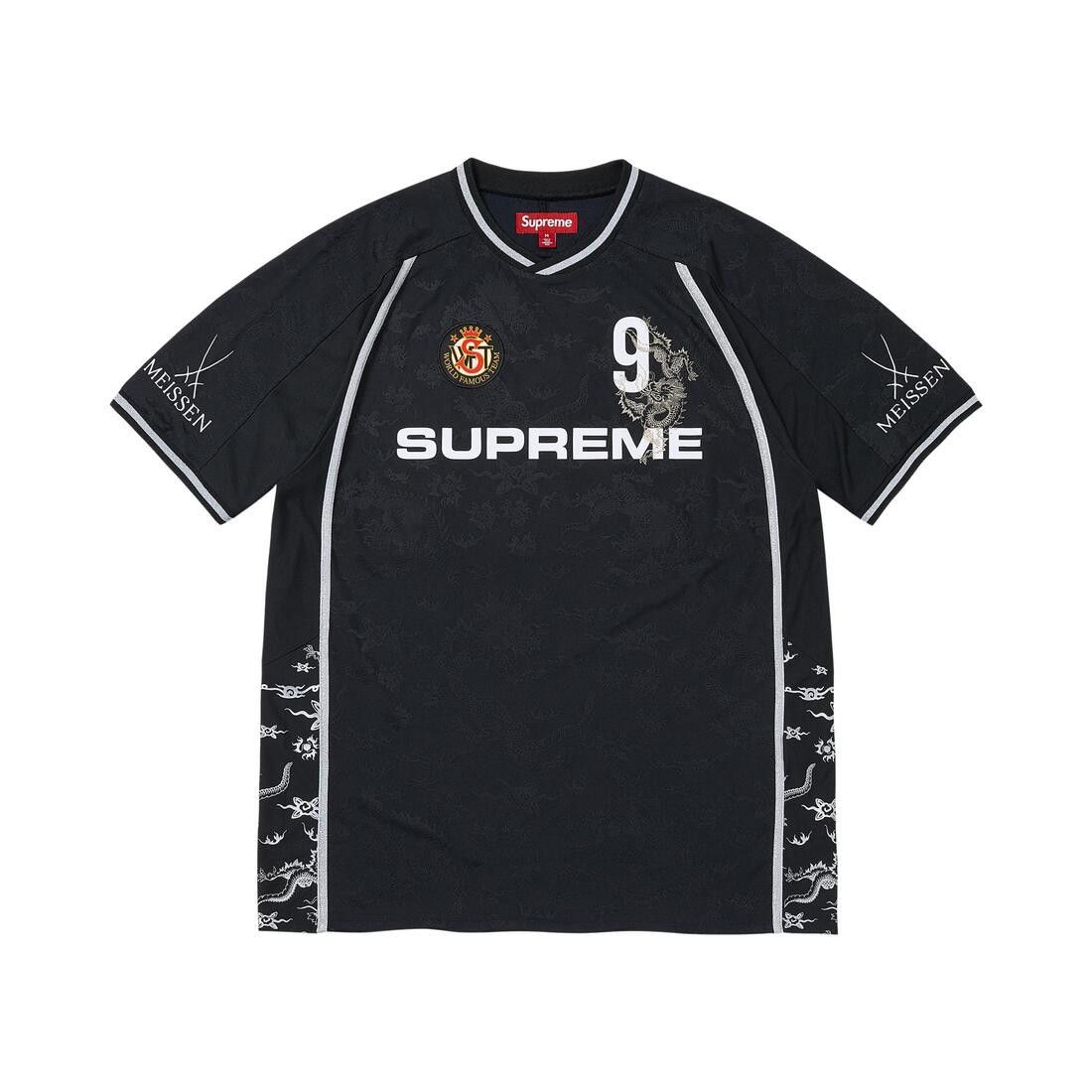 Supreme x Meissen Jacquard Jersey Black