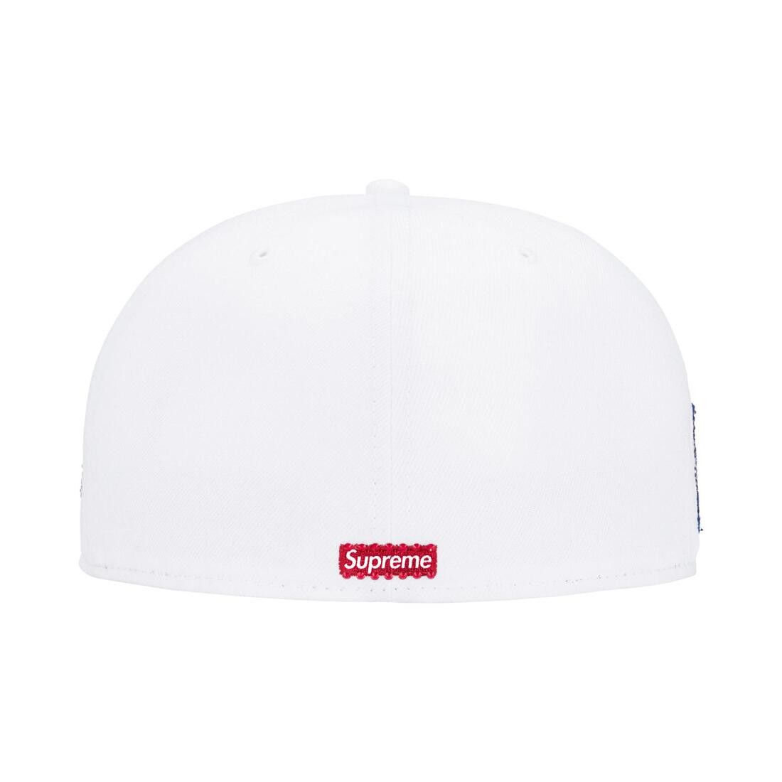 Supreme Swarovski S Logo New Era White