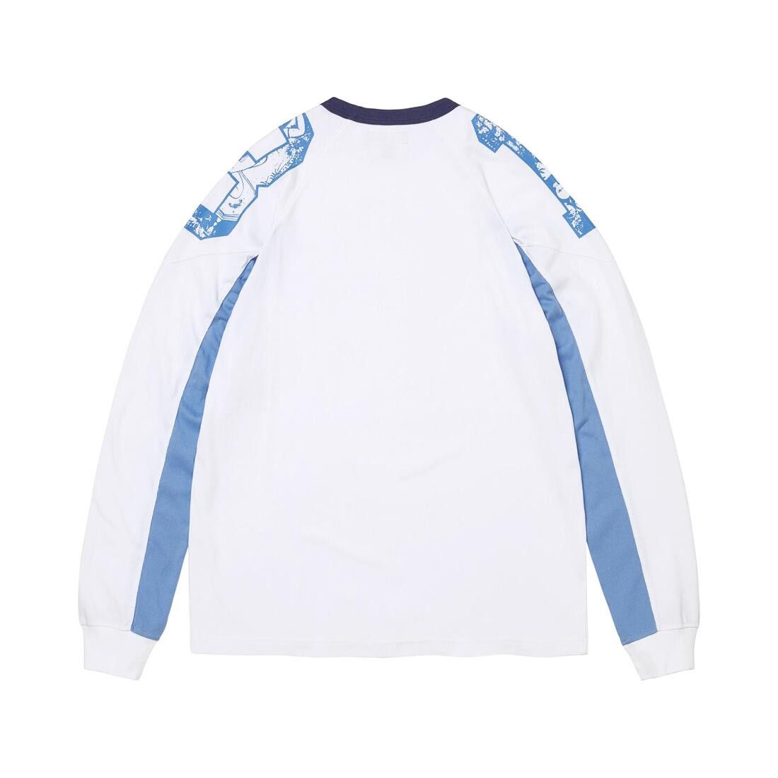 Supreme Paneled Raglan Long-Sleeve Top White