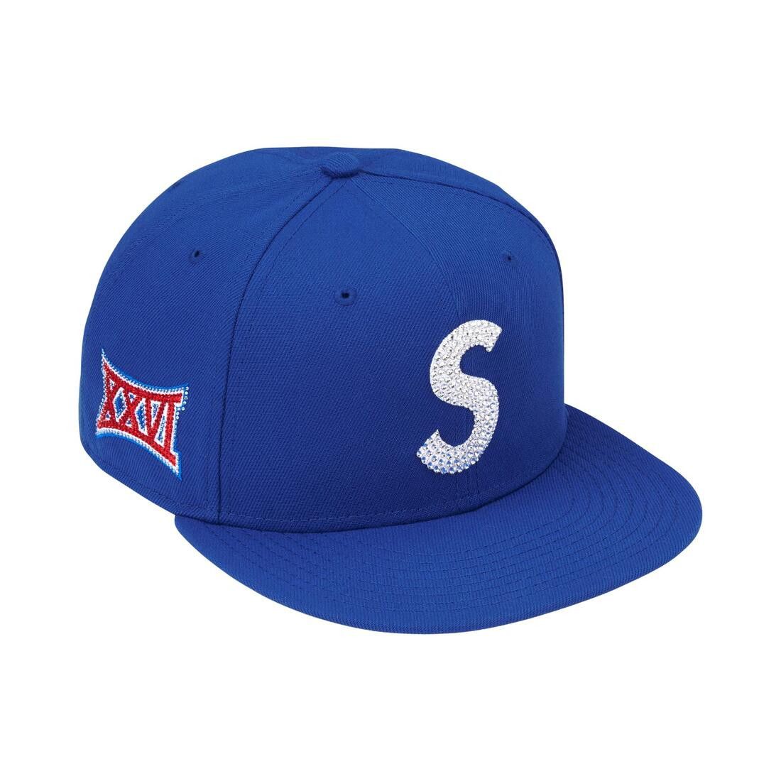 Supreme Swarovski S Logo New Era Royal