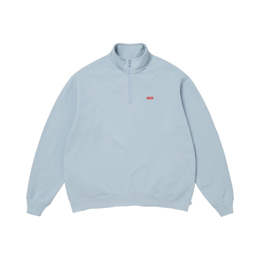 Supreme Small Box Half Zip Pullover (FW26) Dusty Blue