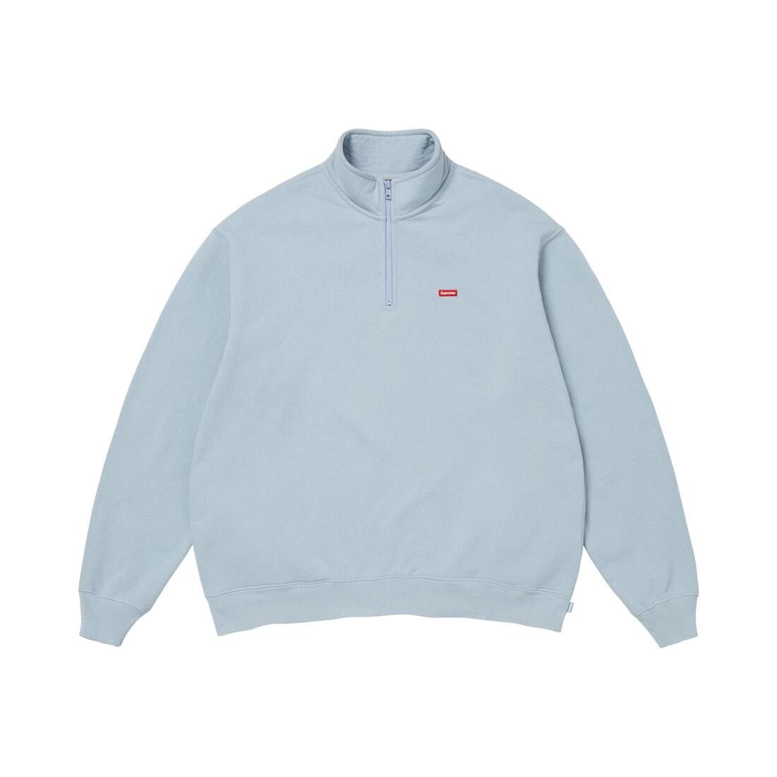 Supreme Small Box Half Zip Pullover (FW26) Dusty Blue