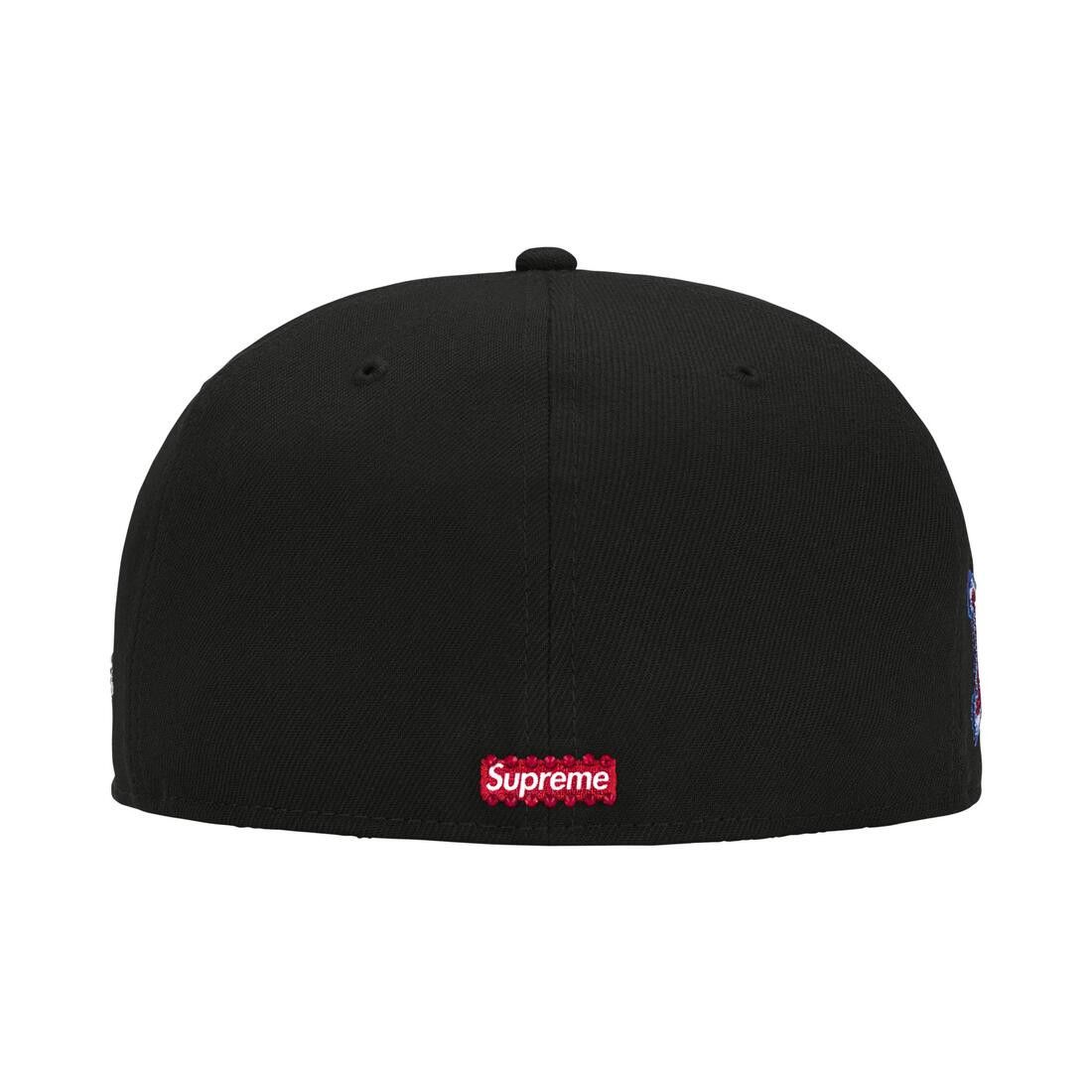 Supreme Swarovski S Logo New Era Black