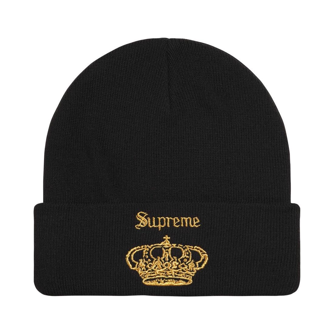Supreme Crown Beanie Black