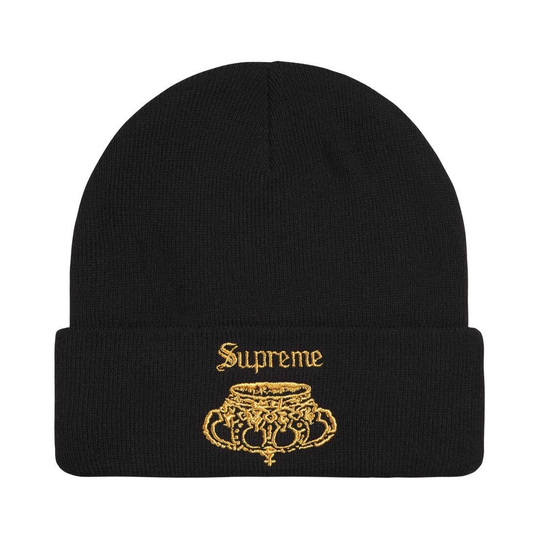 Supreme Crown Beanie Black