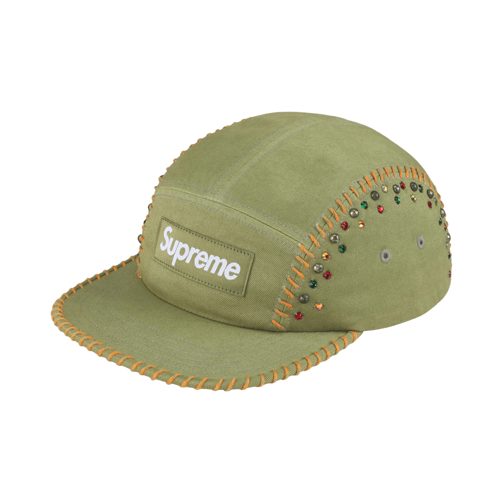 Supreme Whipstitch Camp Cap Light Olive