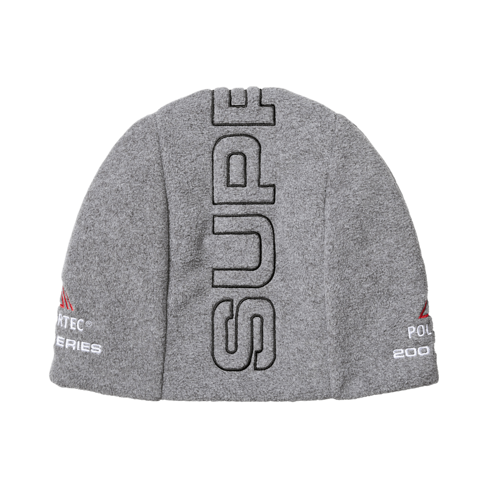 Supreme Polartec Beanie Grey