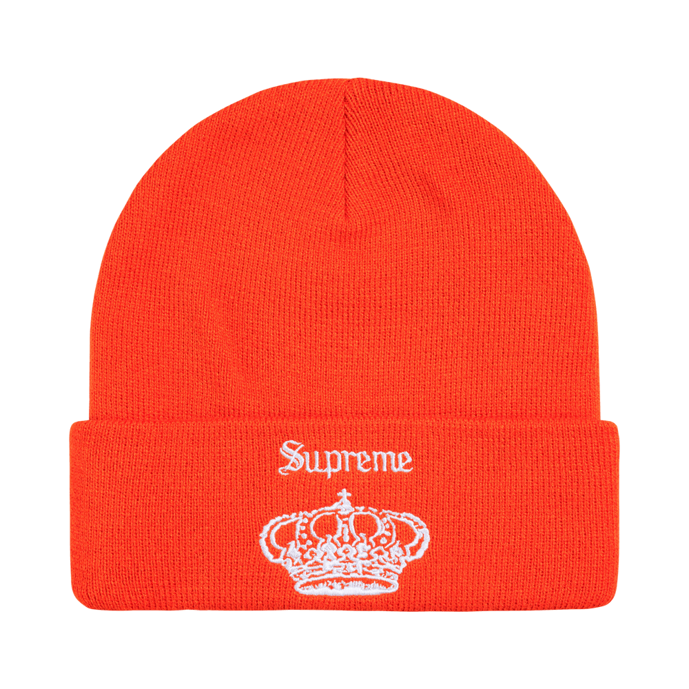 Supreme Crown Beanie Orange