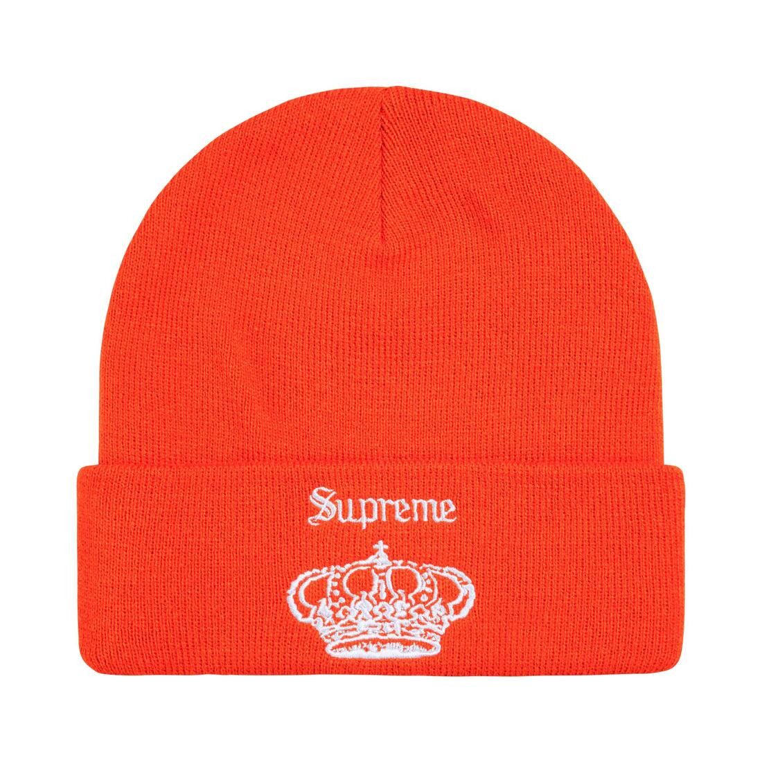 Supreme Crown Beanie Orange