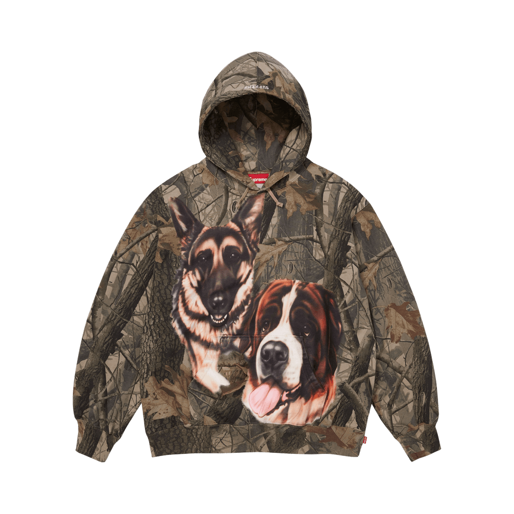 Supreme Dogs Hooded Sweatshirt Realtree Hardwoods Camo