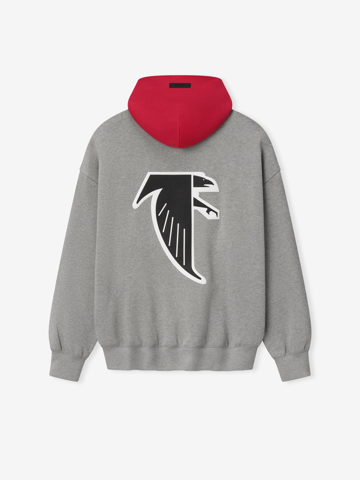 Fear of God Essentials Falcons Hoodie Dark Heather/Red - Im Your Wardrobe