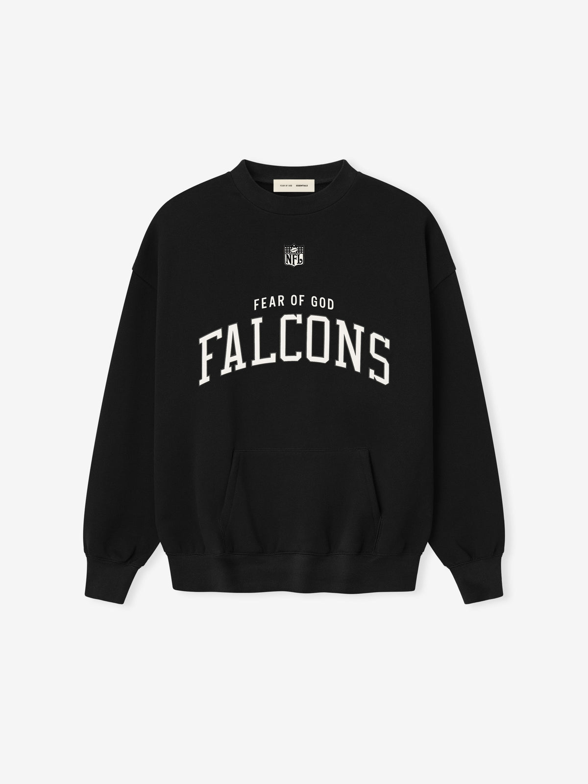 Fear of God Essentials Falcons Crewneck Black - Im Your Wardrobe