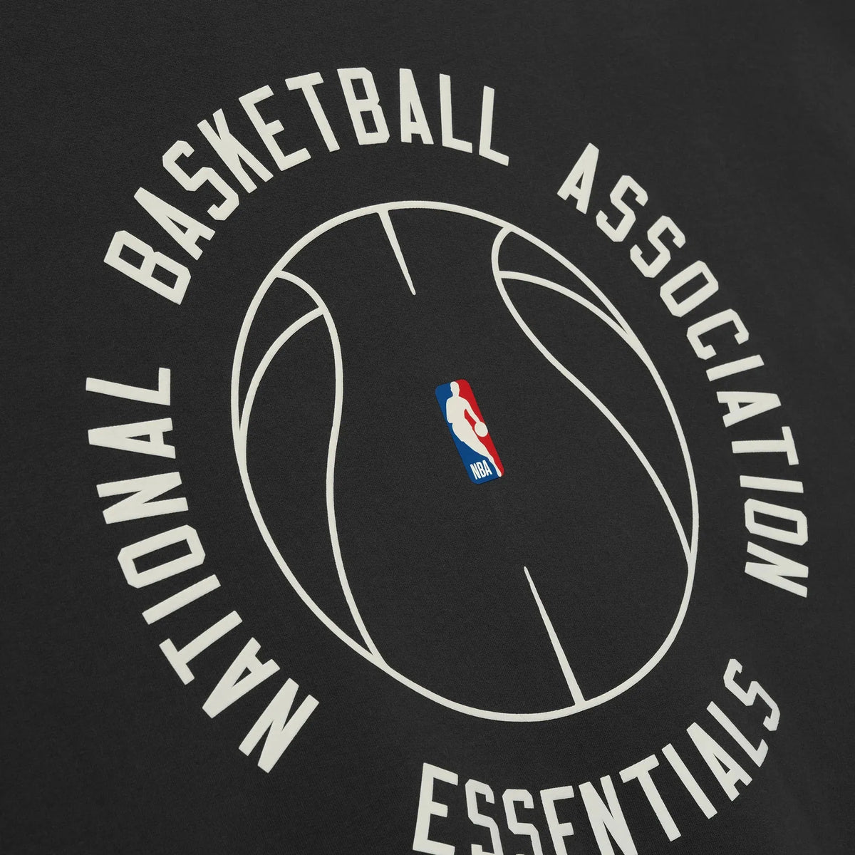 Fear Of God Essentials NBA X Barkley Hendricks 90s Crewneck Faded Black