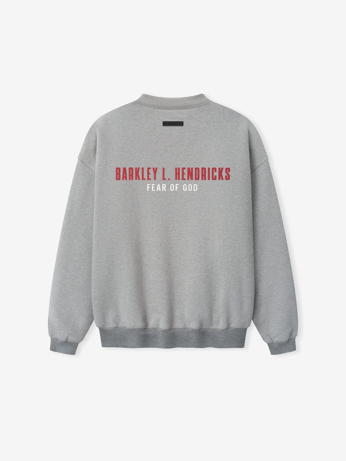 Fear of God Essentials NBA X Barkley Hendricks 90s Crewneck Concrete Heather - Im Your Wardrobe