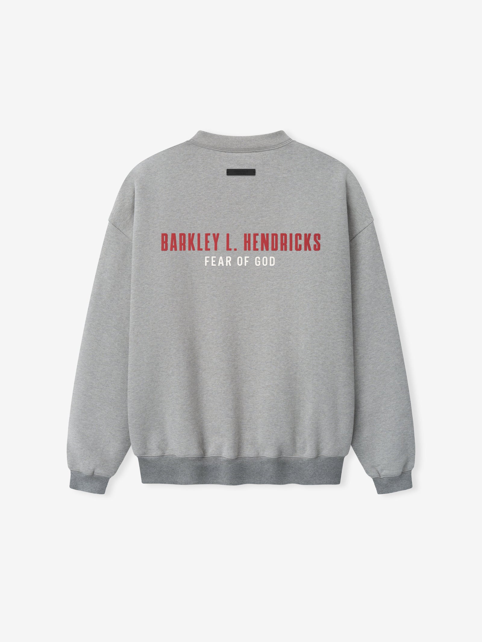 Fear of God Essentials NBA X Barkley Hendricks 90s Crewneck Concrete Heather