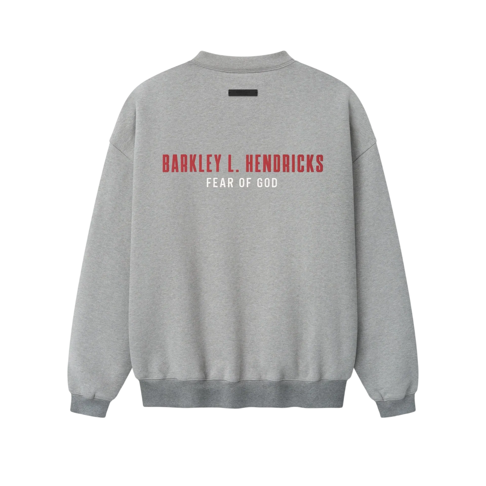 Fear Of God Essentials NBA X Barkley Hendricks Long Sleeve V-Neck Tee Concrete Heather