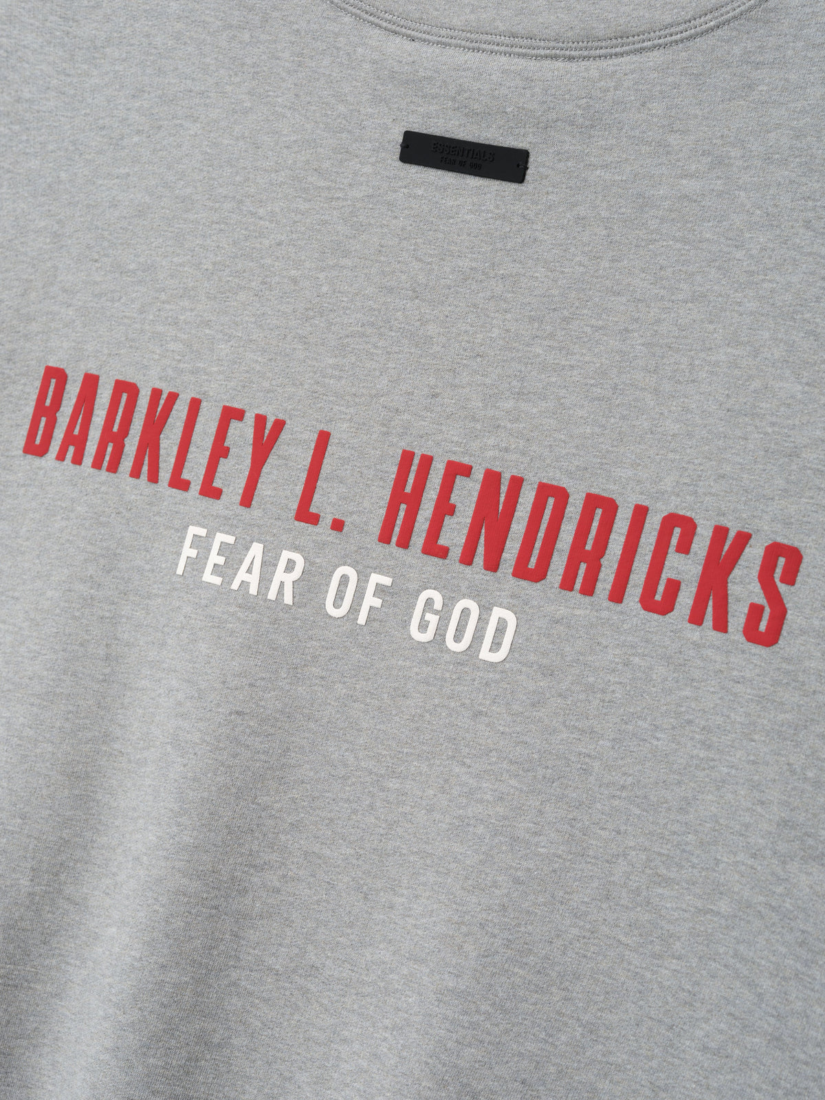 Fear of God Essentials NBA X Barkley Hendricks 90s Crewneck Concrete Heather - Im Your Wardrobe