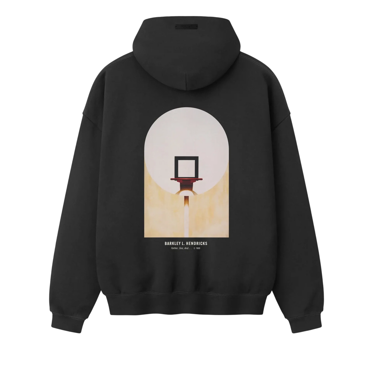 Fear Of God Essentials NBA X Barkley Hendricks 90s Hoodie Faded Black