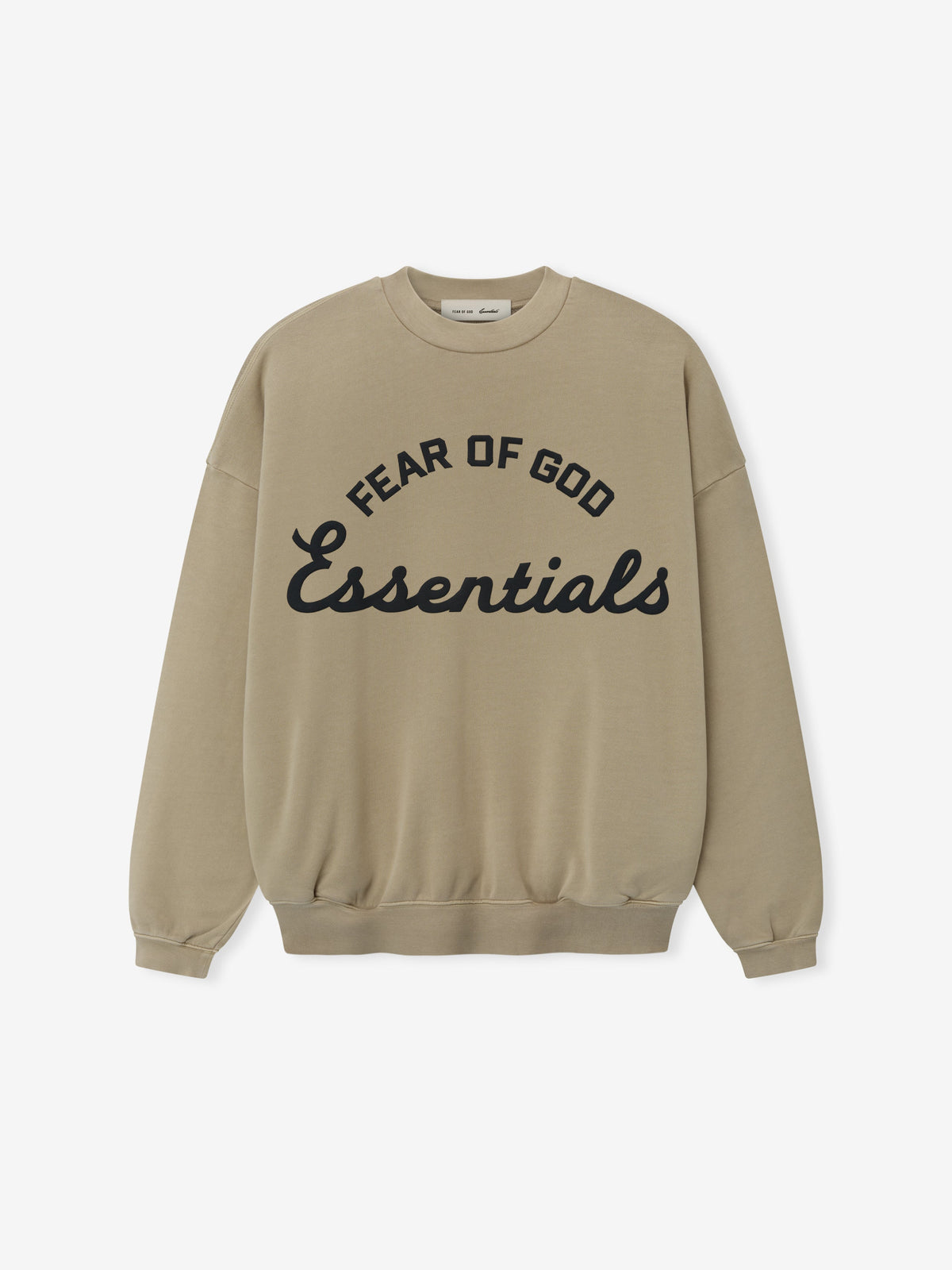 Fear of God Essentials Training 90s Crewneck Sweatshirt Faded Dune - Im Your Wardrobe