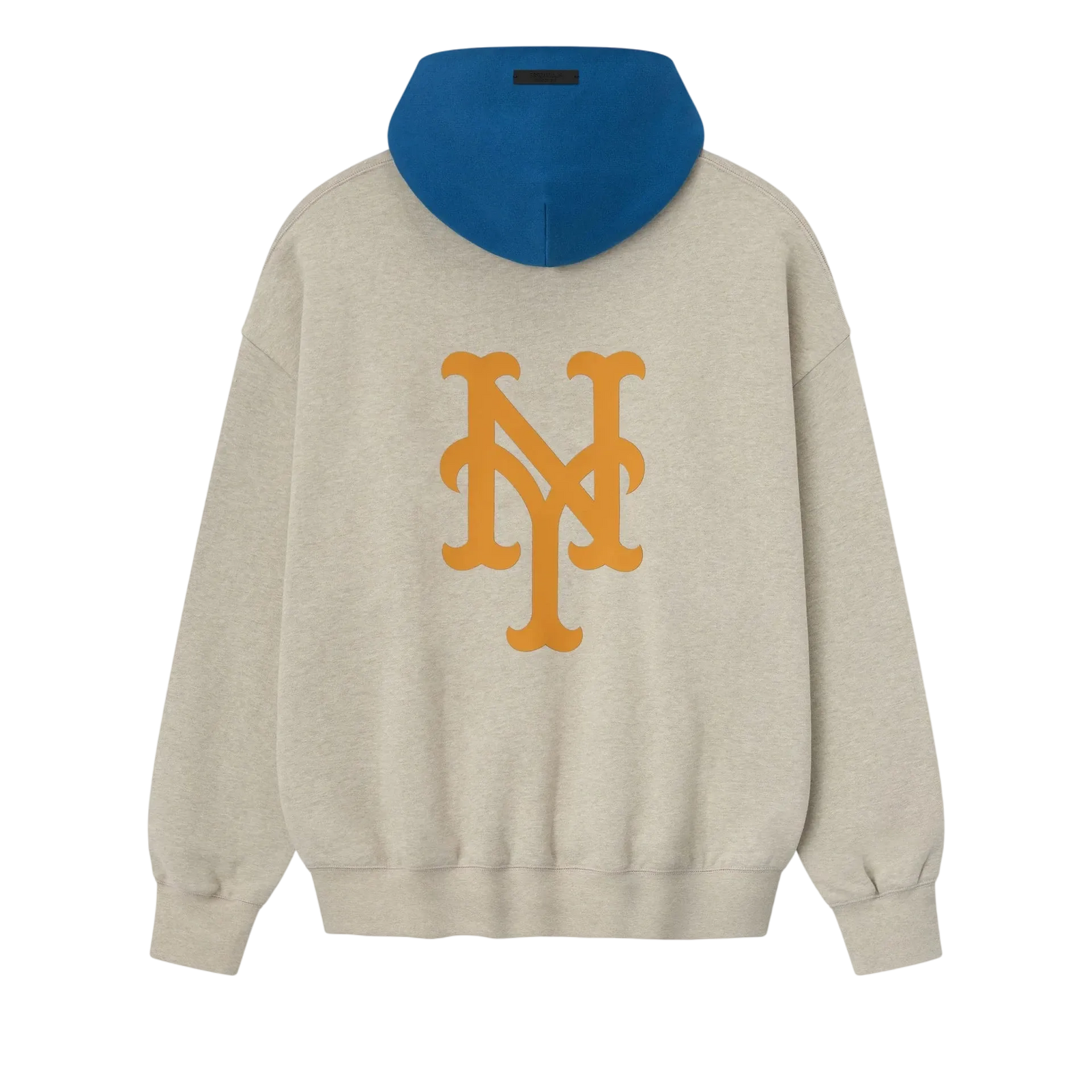 Fear of God Essentials Mets Sport Hoodie Heather Stone/Blue Sapphire