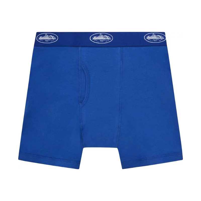 Corteiz - Alcatraz Boxers (3 Pack) (Blue)