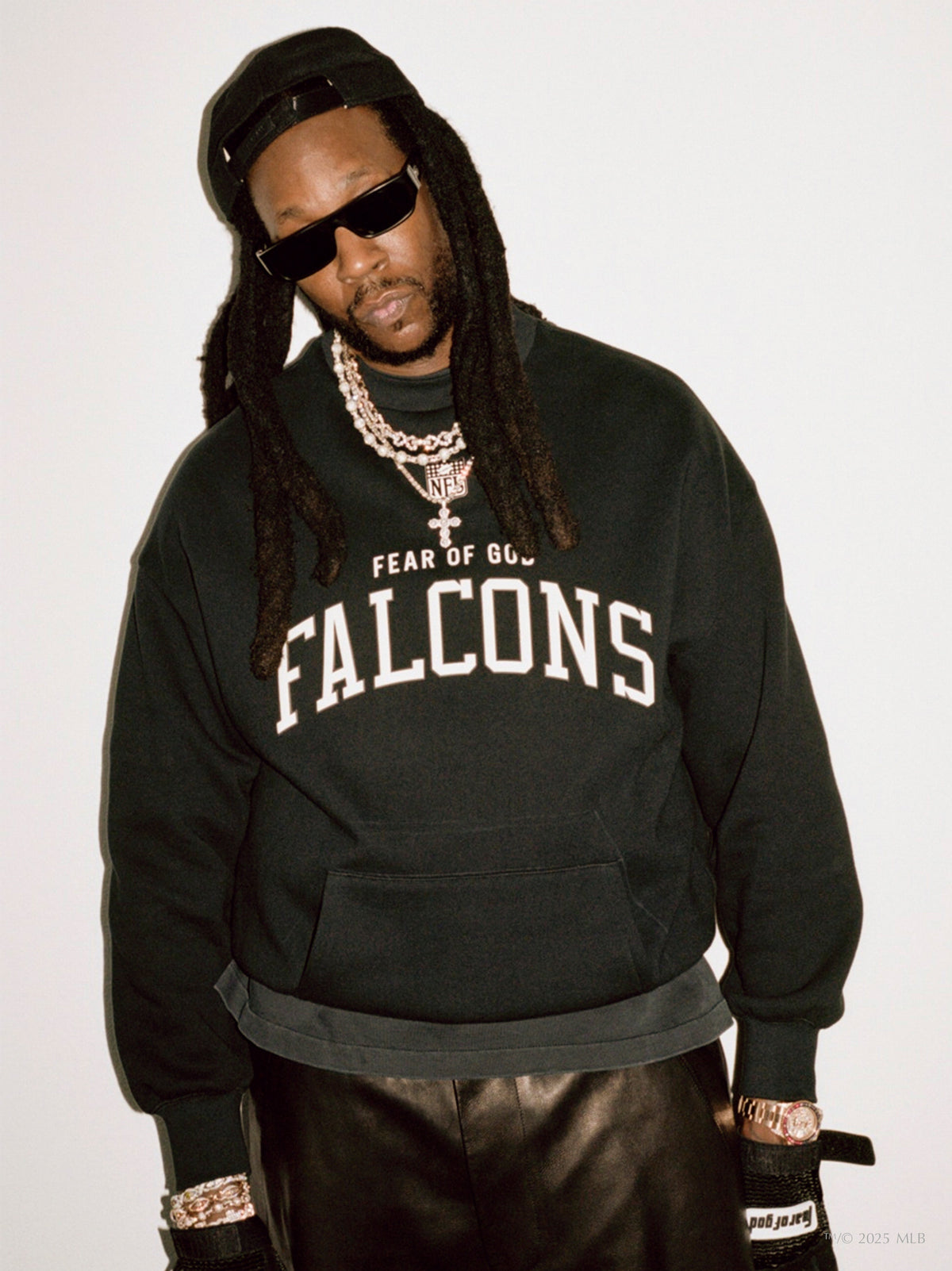 Fear of God Essentials Falcons Crewneck Black - Im Your Wardrobe