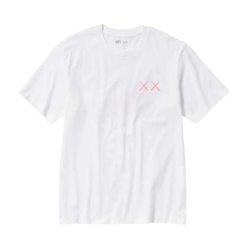 KAWS x Uniqlo UT Graphic T-Shirt - White Pink