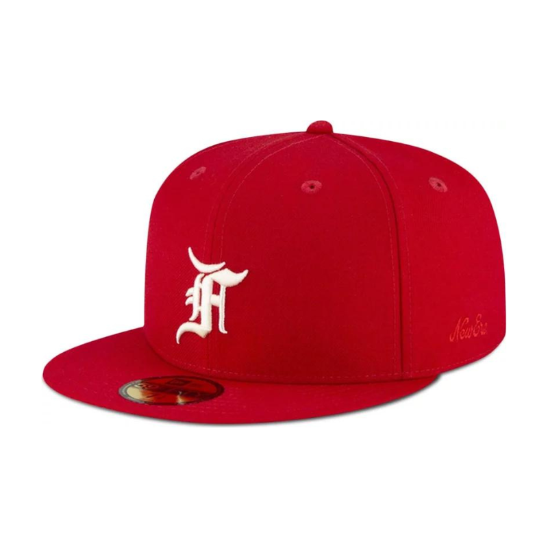 Fear of God Essentials x New Era - Fitted Cap (Red/White)