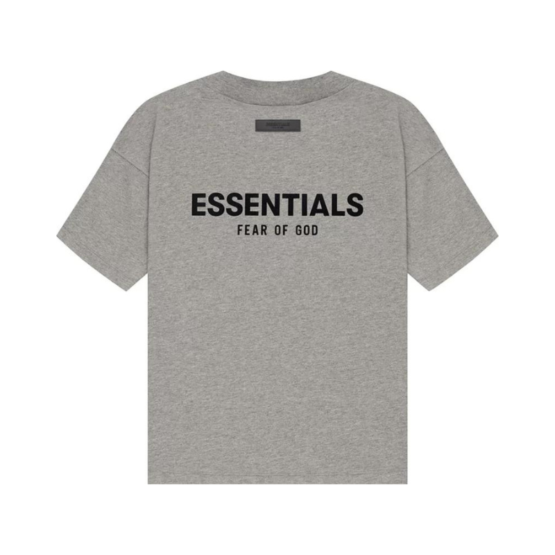 Fear of God Essentials T-Shirt - Dark Oatmeal (Back Logo)