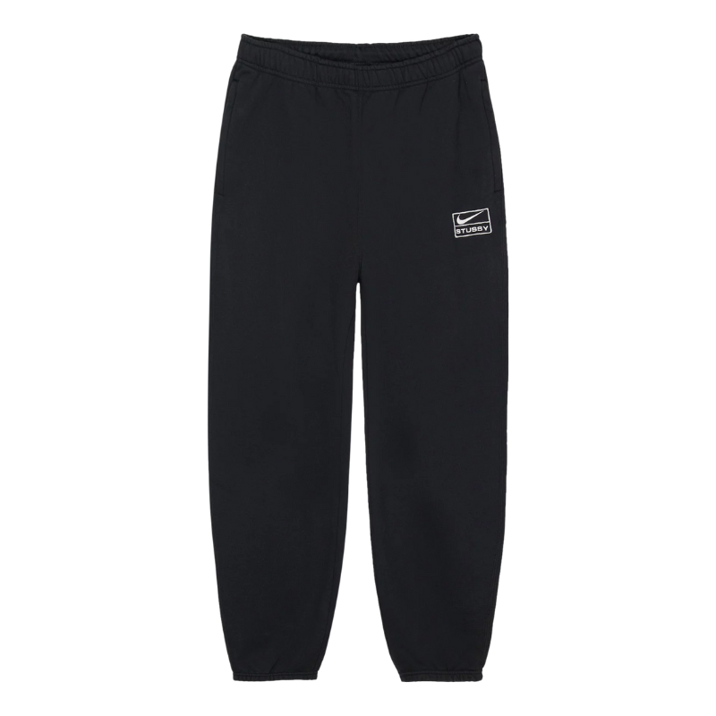 Stussy x Nike - Stone Washed Fleece Pant (Black) (2023)