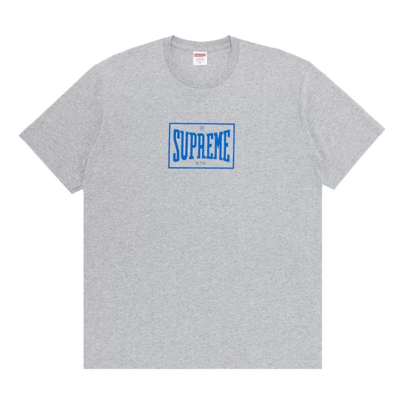 Supreme - Warm Up T-Shirt (Heather Grey) (FW23)
