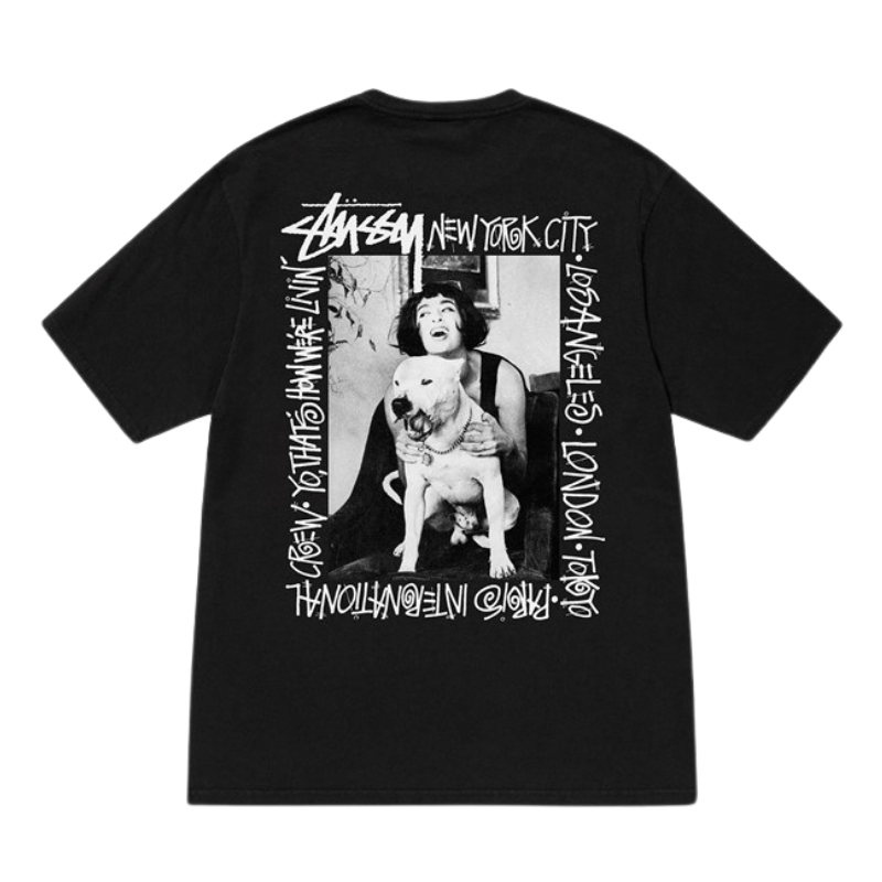 Stussy - How We&#39;re Livin&#39; Pigment Dyed Tee (Black)