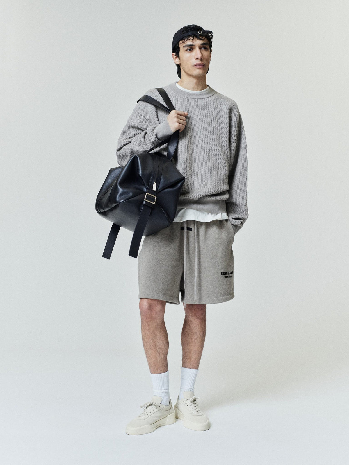 Fear of God Essentials SS26 Classic Sweatshort Homestead Heather