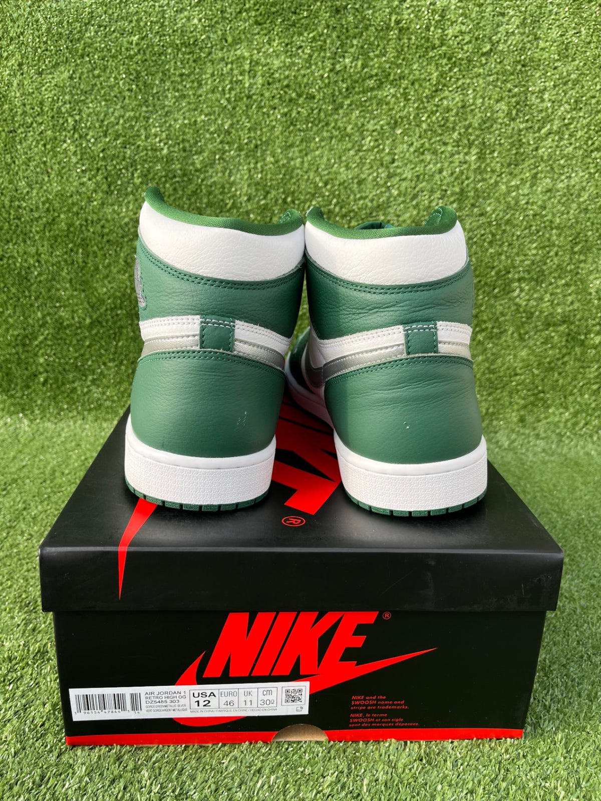 [USED B] Jordan 1 High Gorge Green - 12 US (13.5 Women’s)