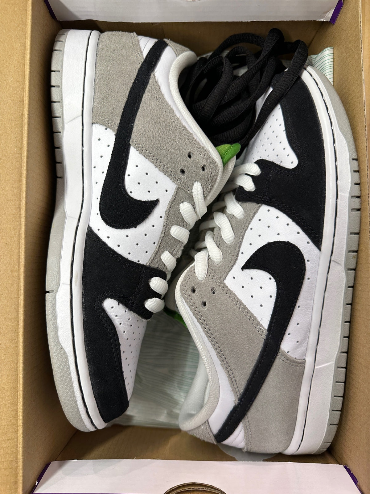 [USED A] Nike SB Dunk Low Chlorophyll (2022) - 8 US (9.5 Women’s)