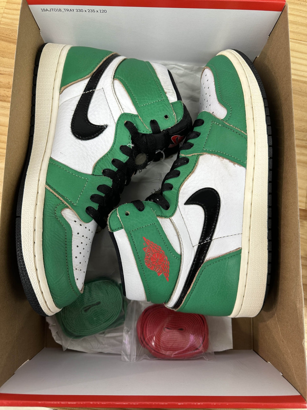 [USED B] Jordan 1 High Lucky Green (W) (2020) - 8.5 US (10 Women&#39;s)