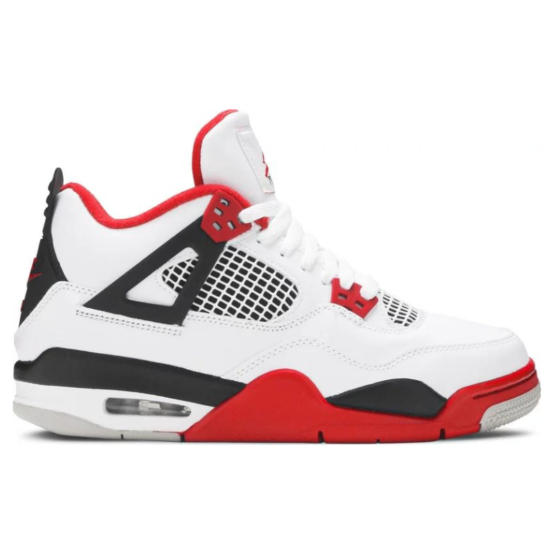 [USED A] Jordan 4 Retro Fire Red (GS) (2020) - 5.5Y (7 Women’s)