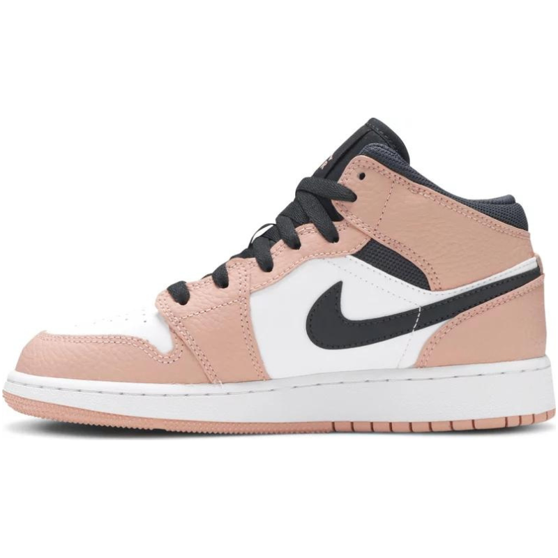 [USED A] Jordan 1 Mid Pink Quartz - 7Y (8.5 Women&#39;s)